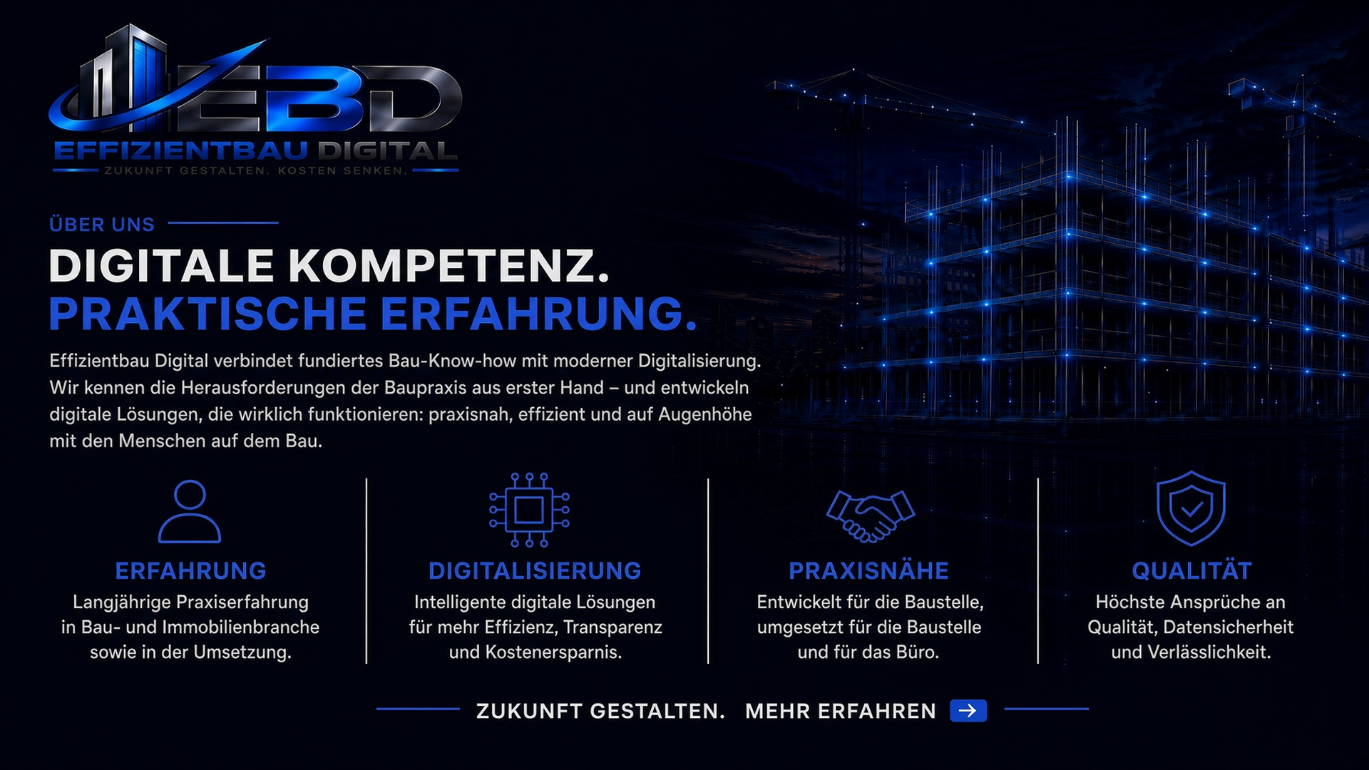 EBD Über uns – Digitale Kompetenz. Praktische Erfahrung.